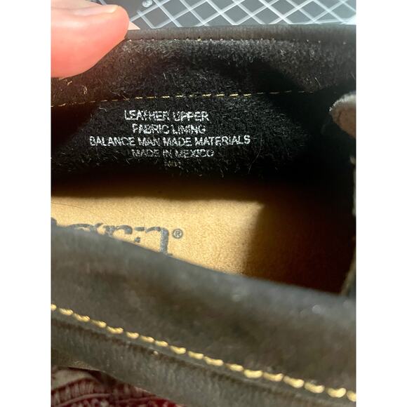 Born Nuala Black Nubuck Leather Mocassion Bootie Earthy Hippie Womens Size 10 - Picture 10 of 11